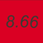8.66 LIGHT INTENSE RED BLONDE