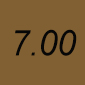 7.00 INTENSE BLONDE
