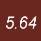 5.64 LIGHT RED COPPER BROWN